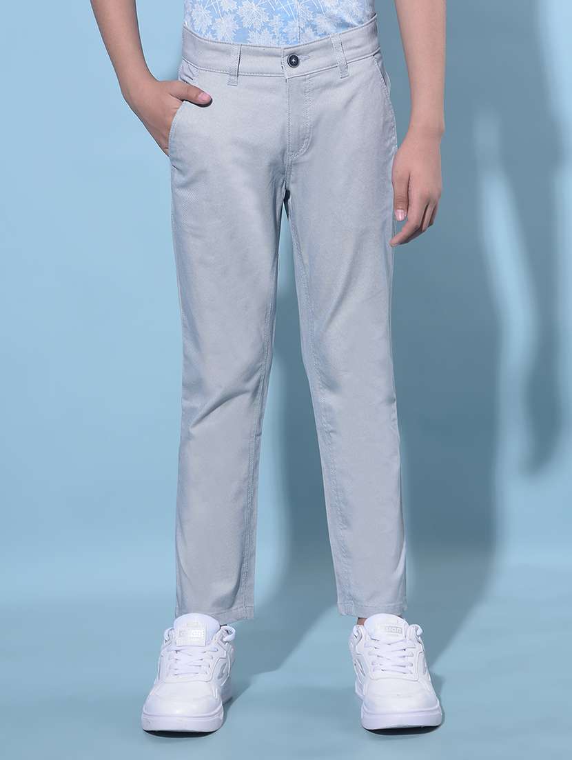 light blue cotton chinos trouser