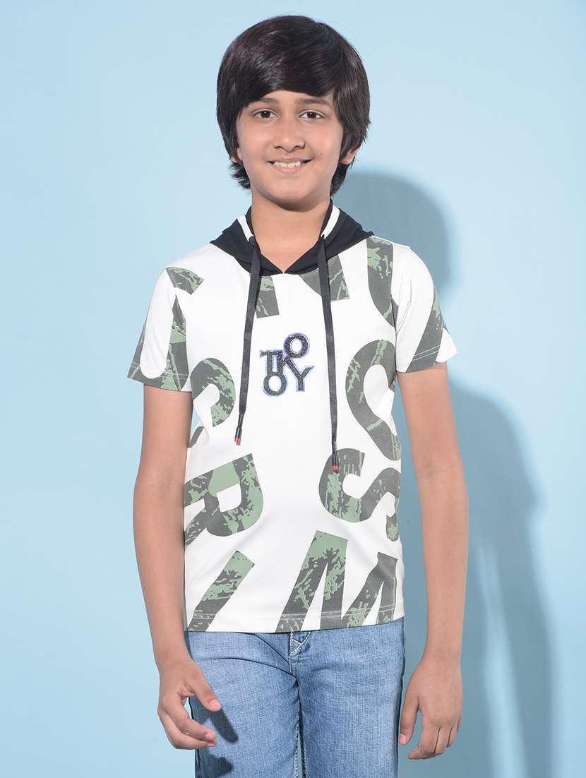 boys short sleeved cotton t-shirt