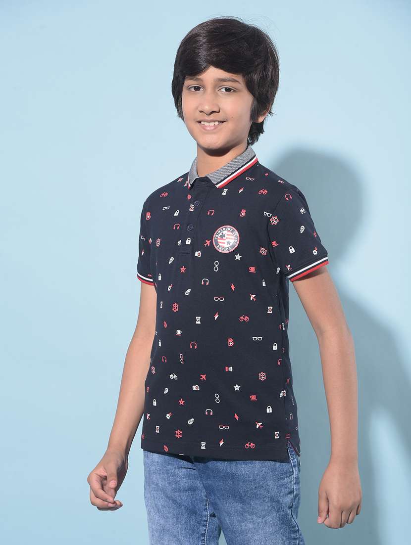 boys short sleeved cotton t-shirt