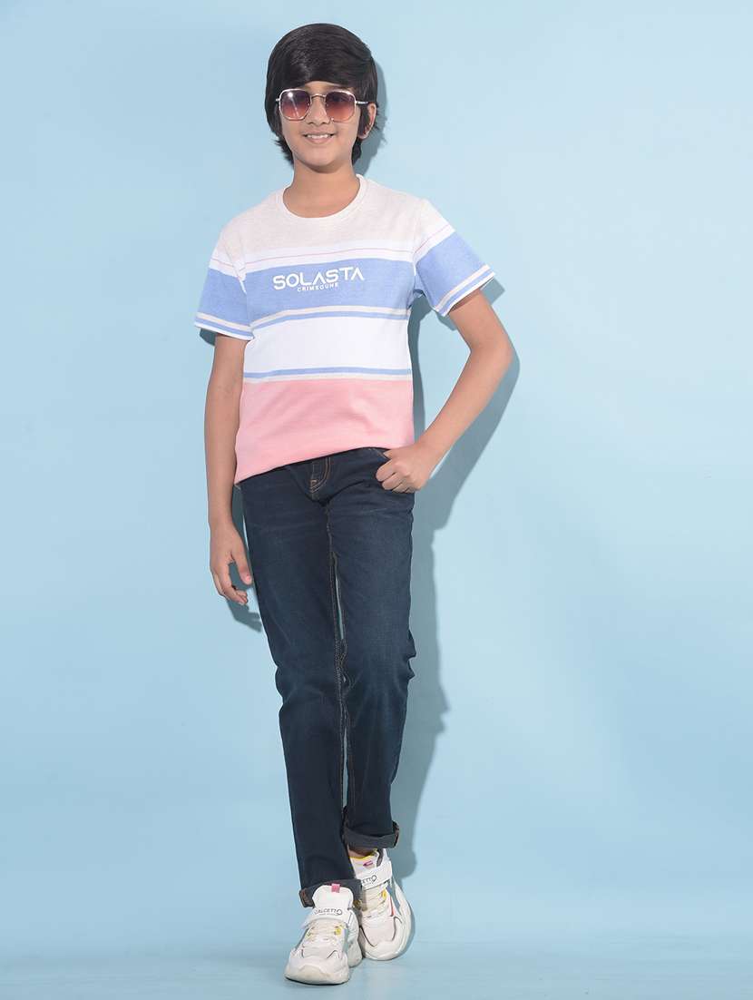 Boys Short Sleeved Cotton T-shirt - 21247284 -  Standard Image - 3