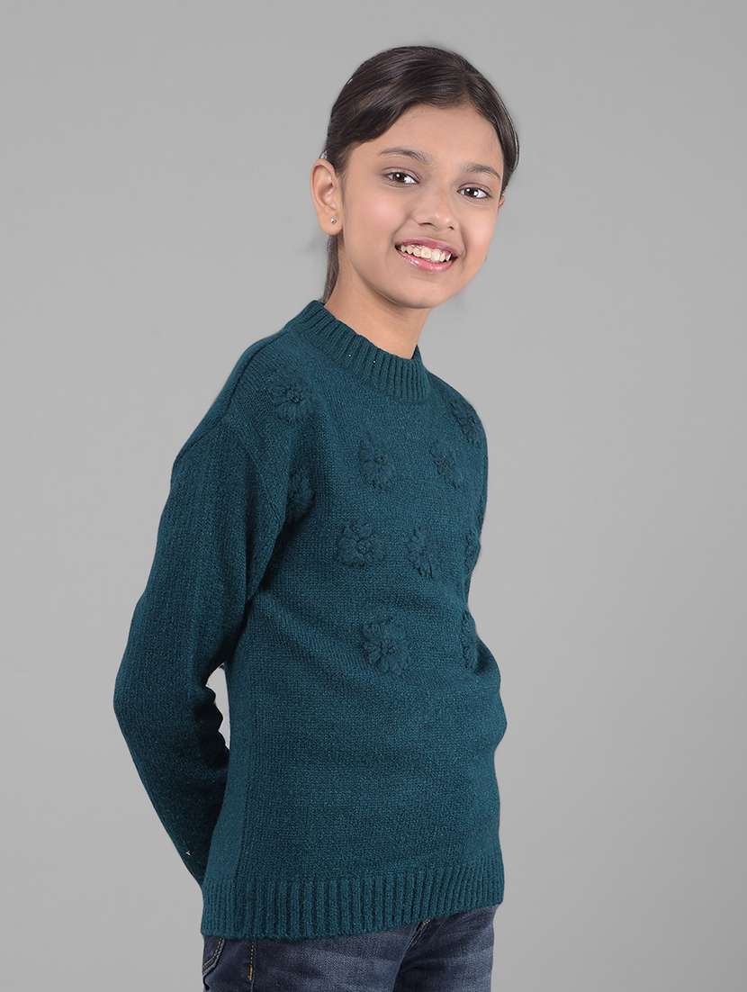 girls long sleeve self-designed sweater  - 21247342 -  Standard Image - 3