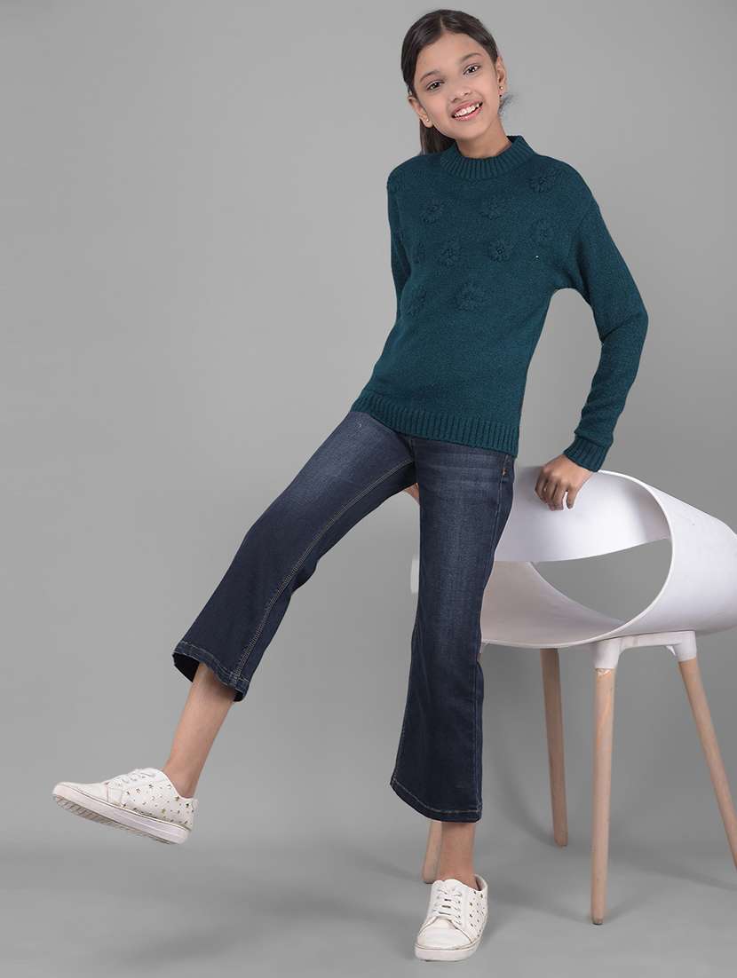 girls long sleeve self-designed sweater  - 21247342 -  Standard Image - 5