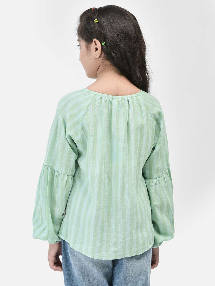 Green Viscose Top - 21247344 -  Standard Image - 3