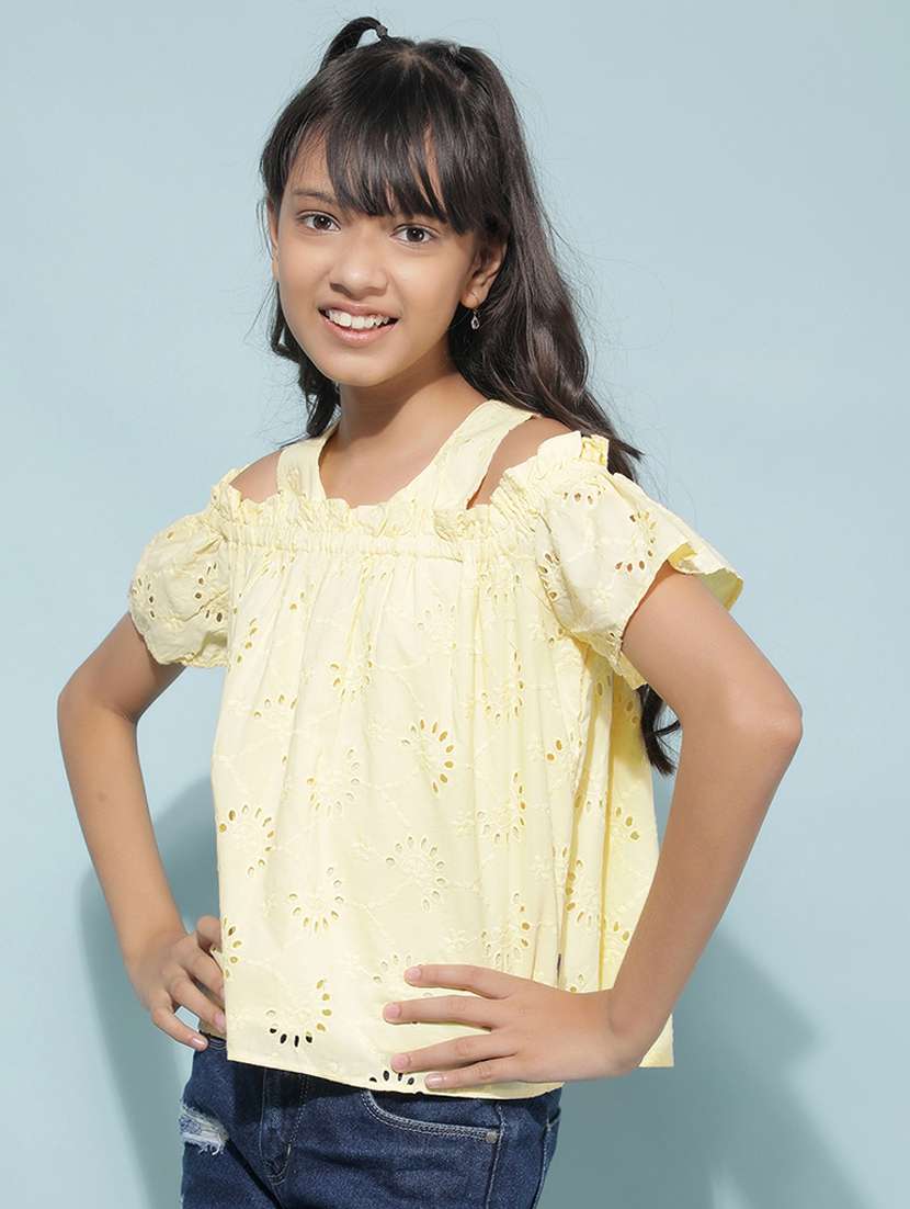 yellow cotton top
