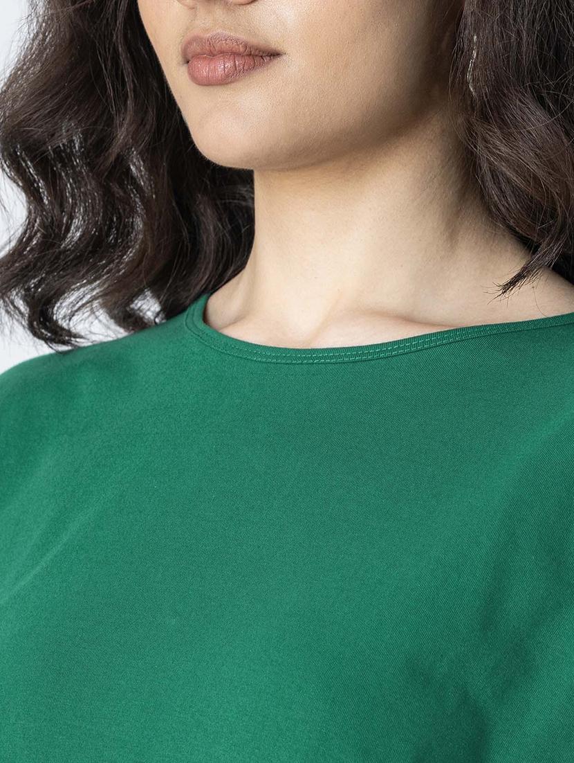 women solid round neck regular top - 21247373 - Standard Image - 5
