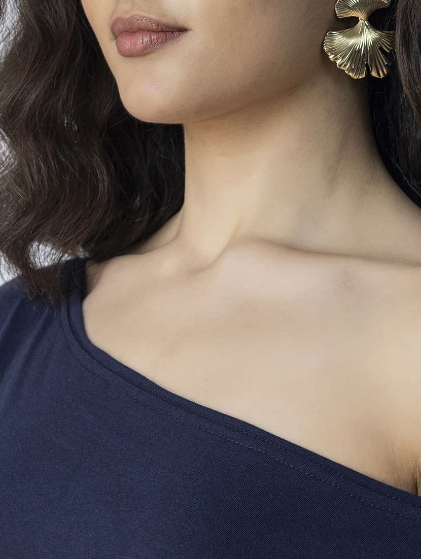 navy blue cotton jersey regular top - 21247383 -  Standard Image - 5