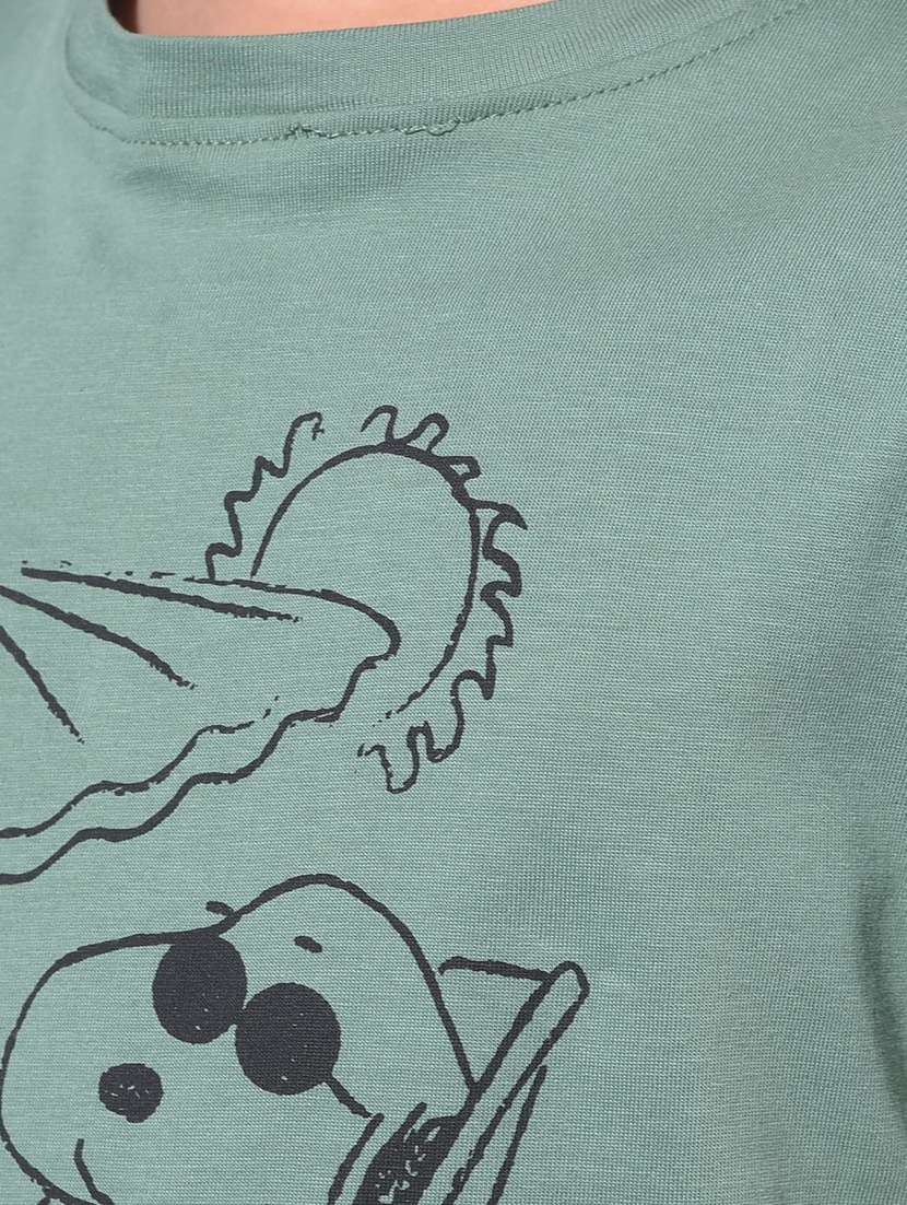 green cotton regular tee - 21247427 -  Standard Image - 5