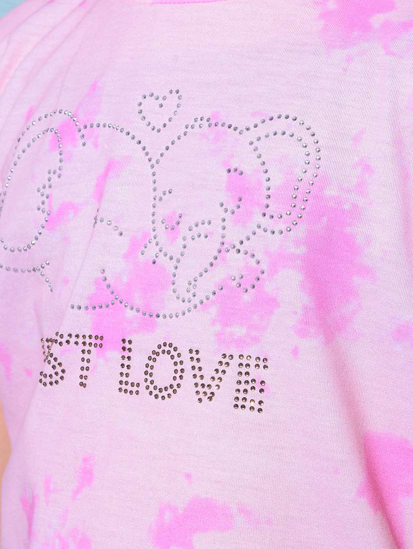 pink cotton regular tee - 21247431 - Standard Image - 5