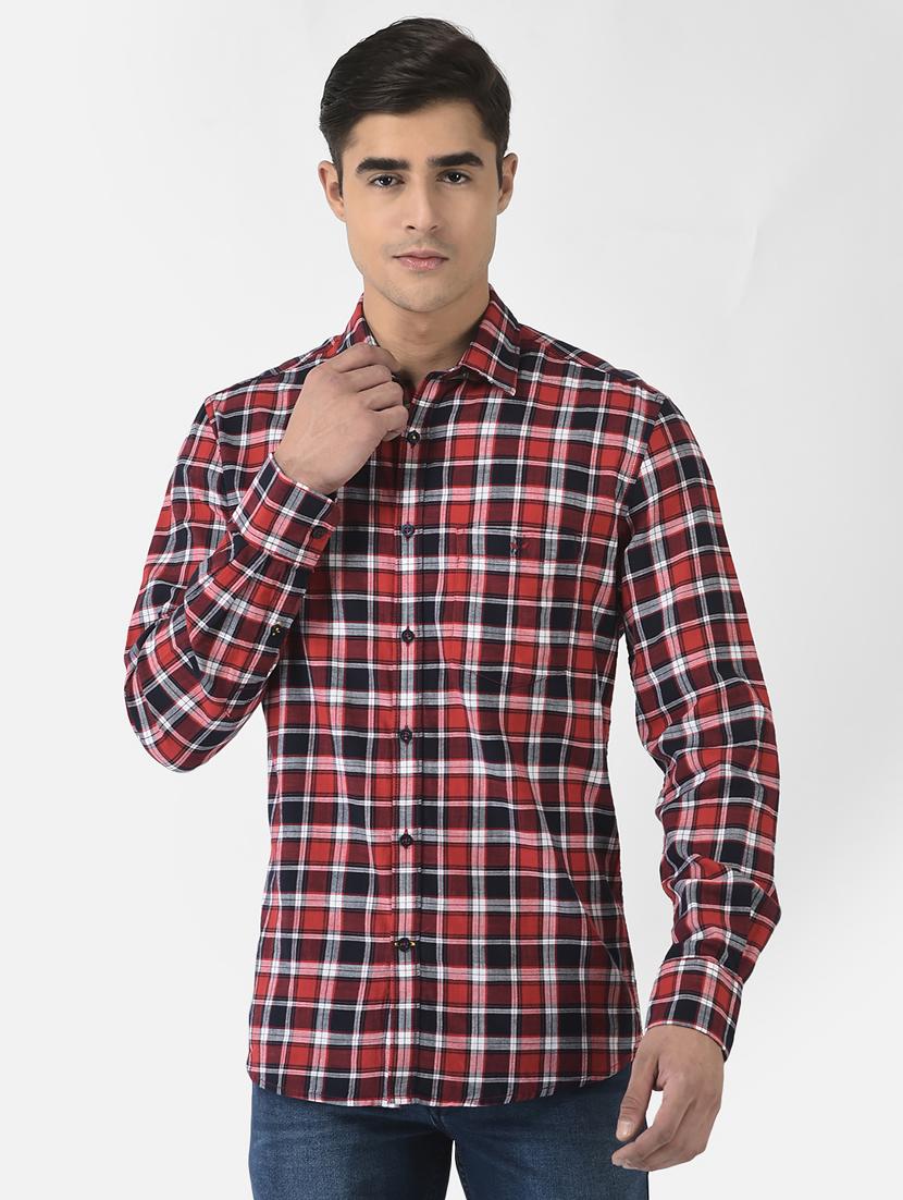 men check print casual shirt - 21247491 -  Zoom Image - 0