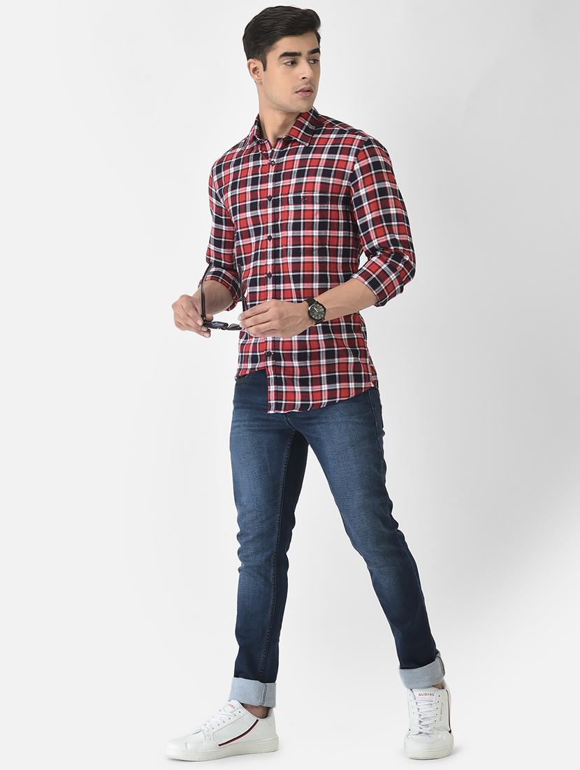 men check print casual shirt - 21247491 - Standard Image - 3