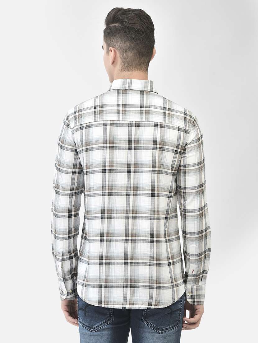 white cotton casual shirt - 21247507 -  Standard Image - 3