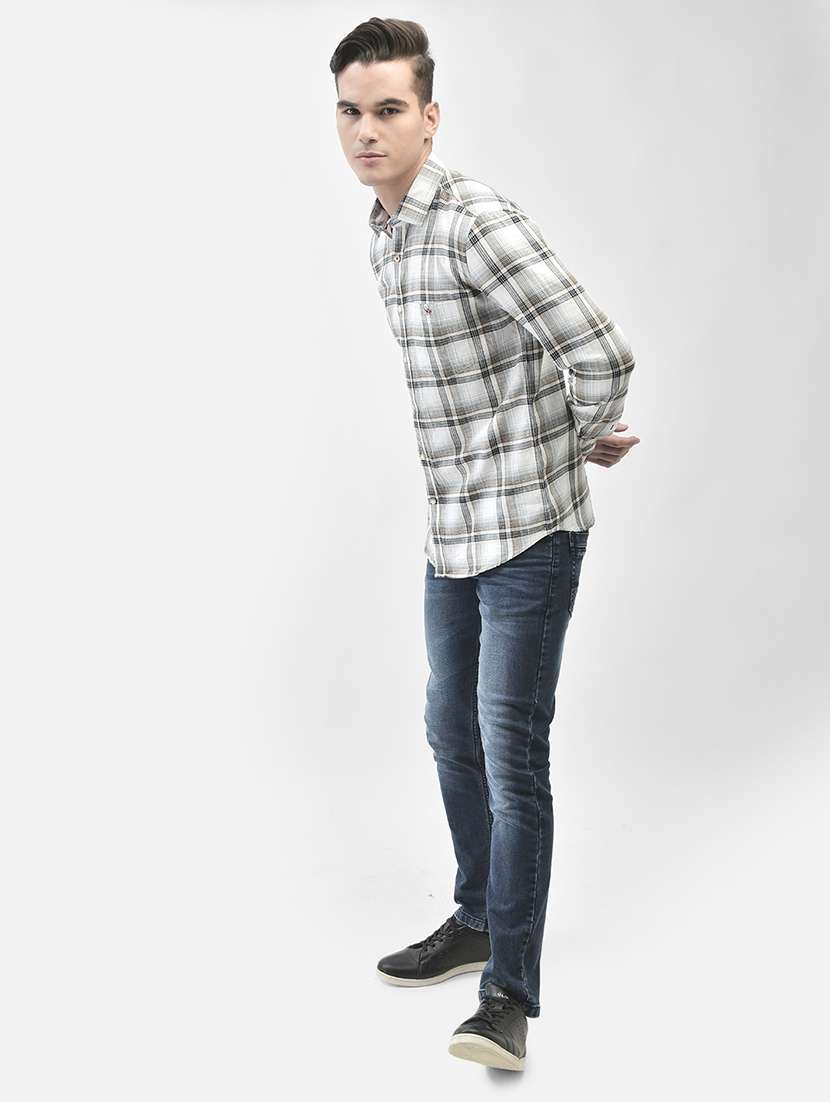 white cotton casual shirt - 21247507 -  Standard Image - 5