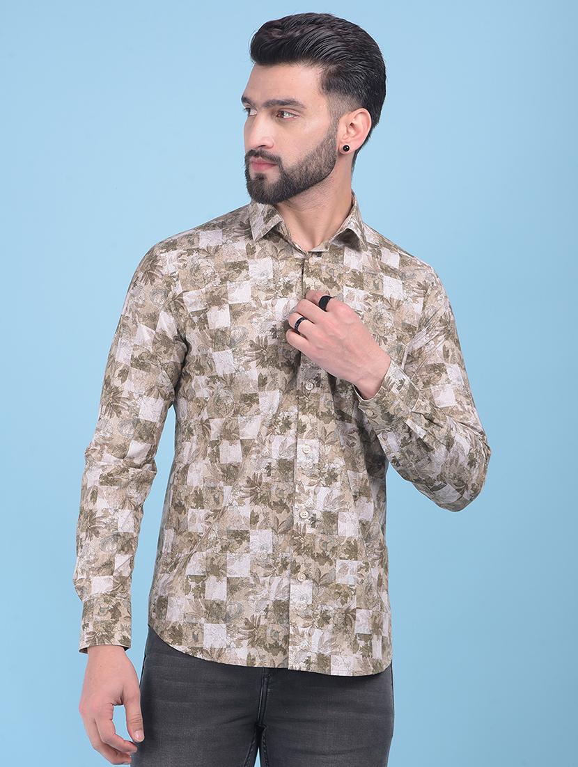 men printed casual shirt - 21247554 -  Zoom Image - 0