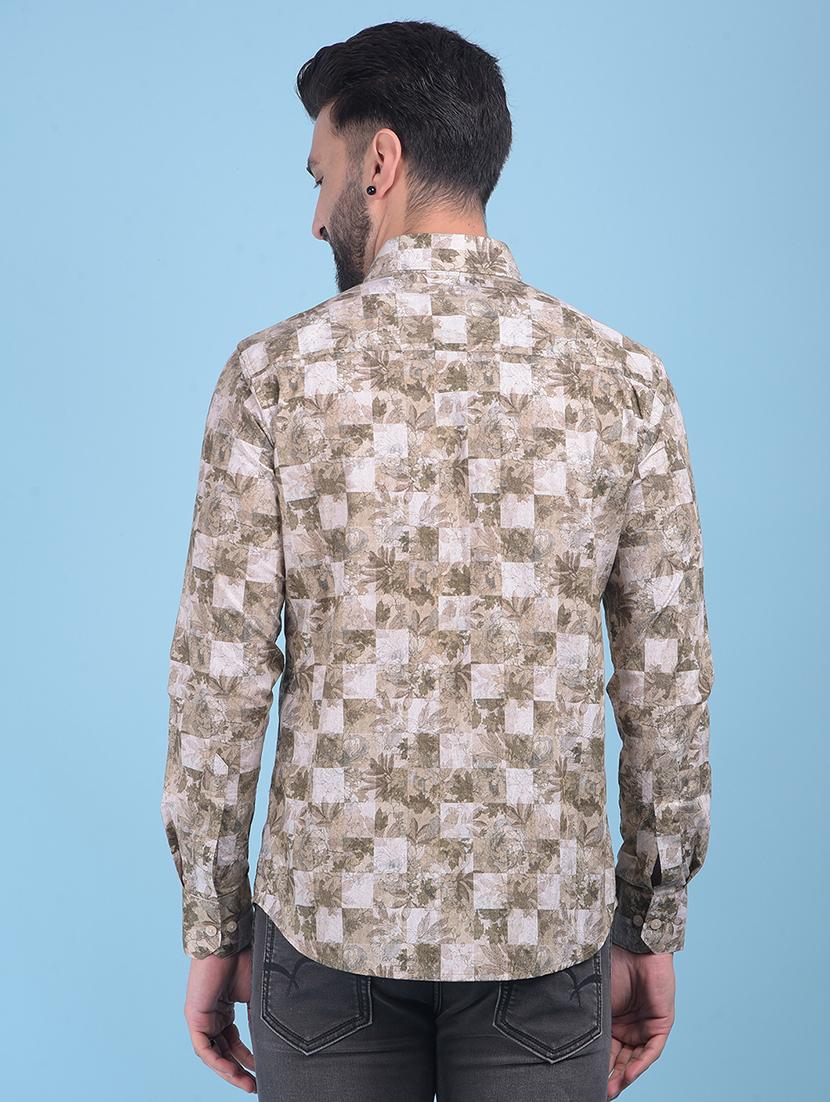 men printed casual shirt - 21247554 - Standard Image - 3