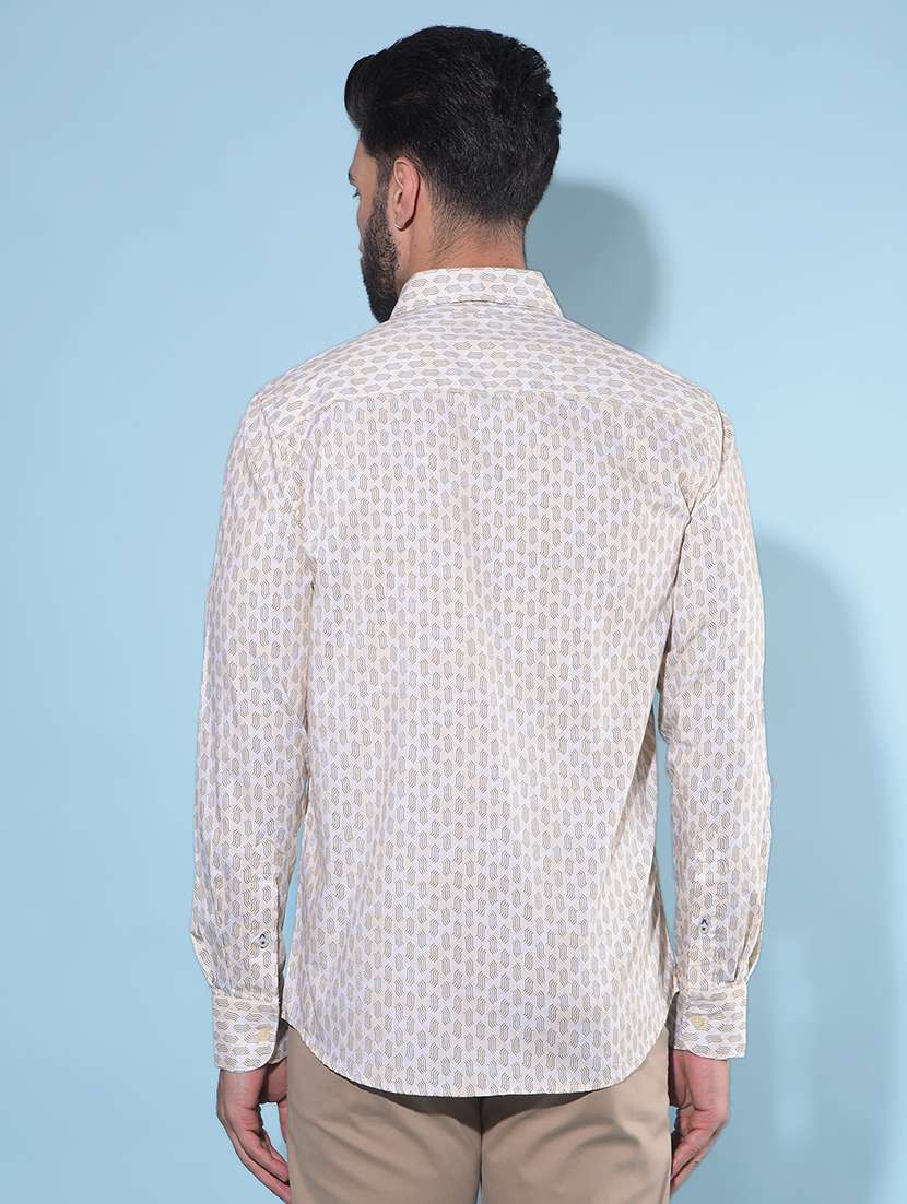 yellow printed casual shirt - 21247633 -  Standard Image - 3