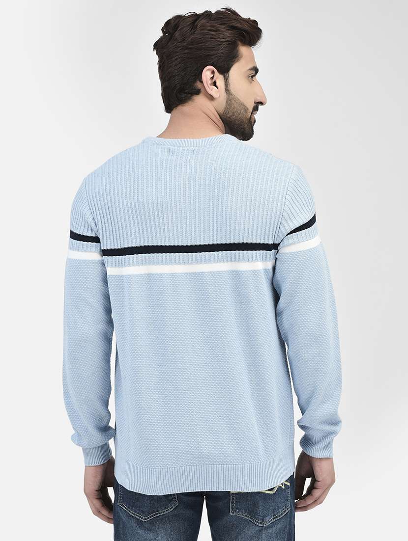 men round neck striped pullover - 21247737 -  Standard Image - 3