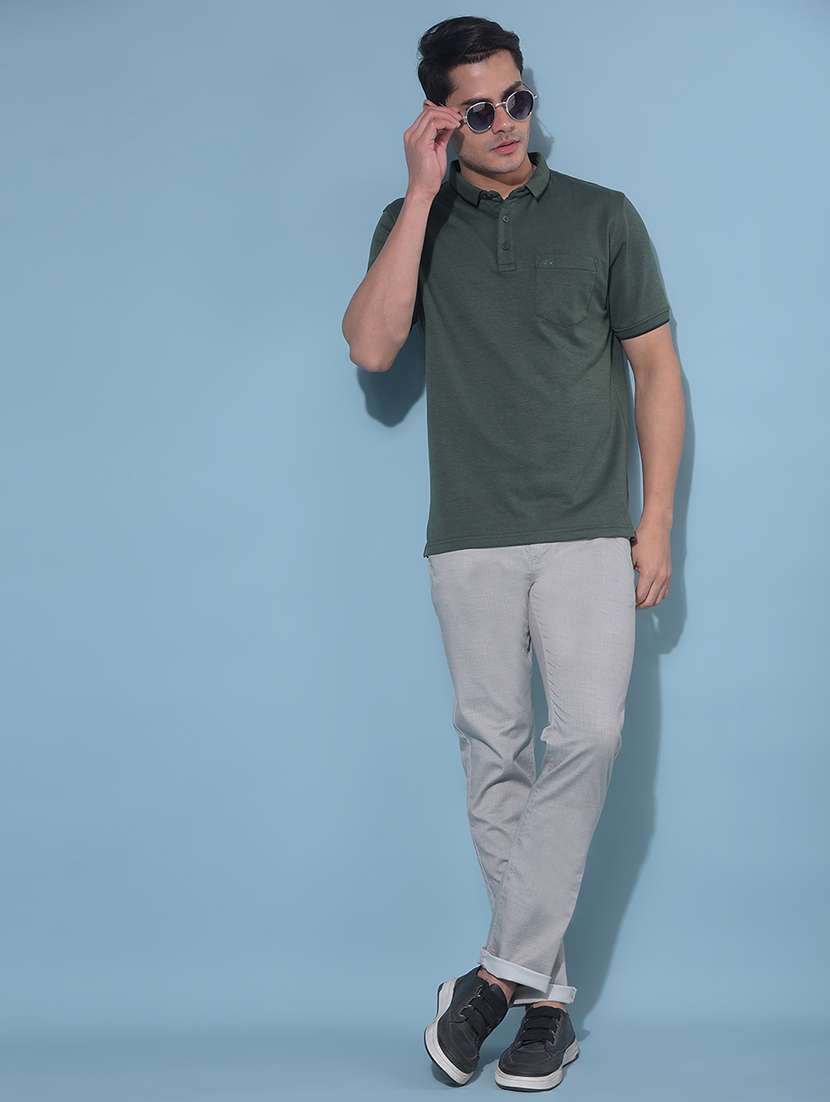 men solid polo t-shirt - 21247908 -  Standard Image - 3