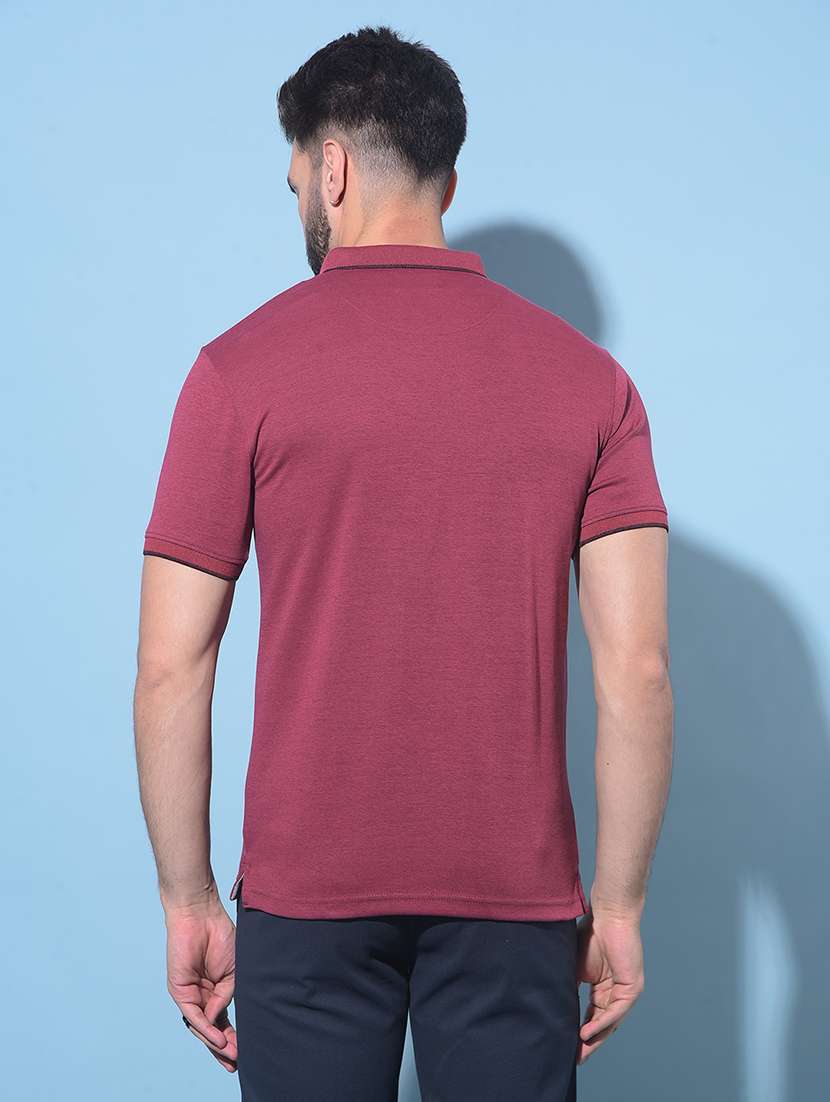 men solid polo t-shirt - 21247946 -  Standard Image - 3