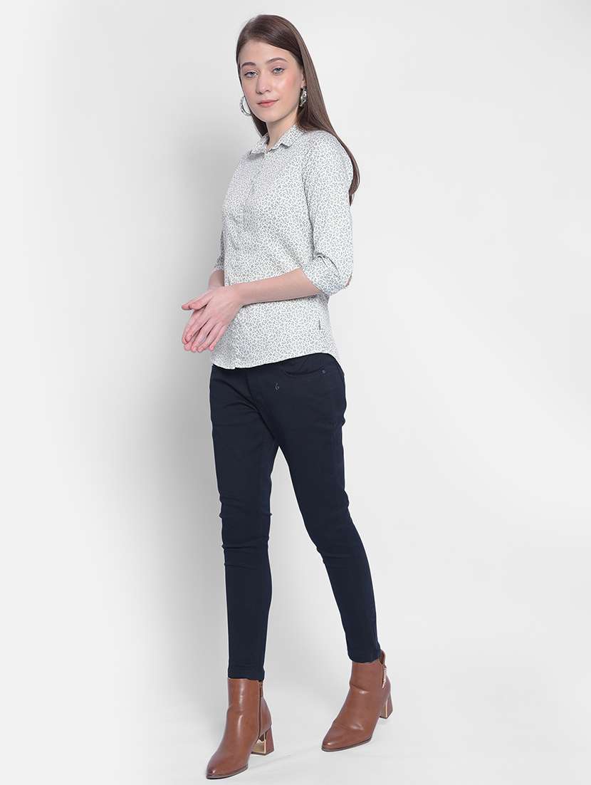 women white floral printed regular shirt - 21248100 -  Standard Image - 5