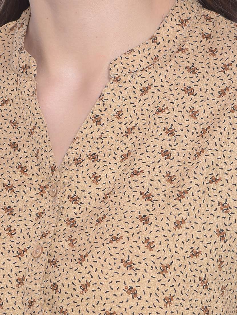 women printed high low top - 21248176 - Standard Image - 3