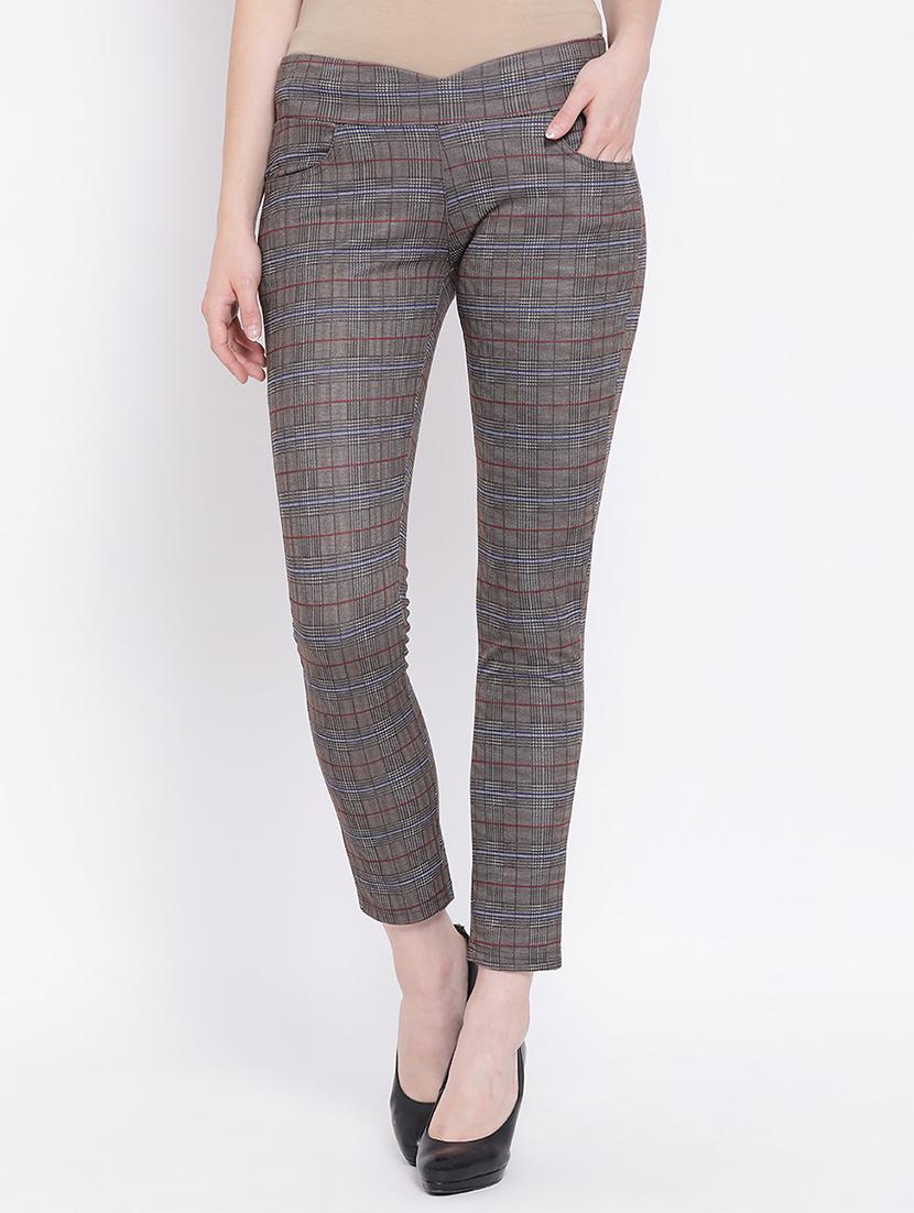 brown cotton chinos trouser - 21248229 - Zoom Image - 0