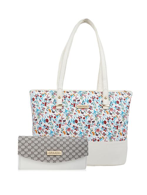women floral printed combo handbag - 21248597 - Standard Image - 0