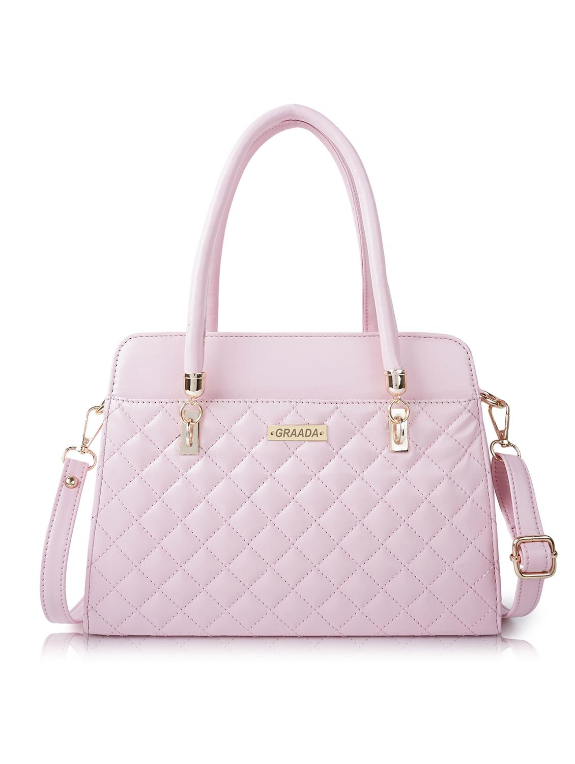 pink leatherette handbag - 21248604 - Zoom Image - 0