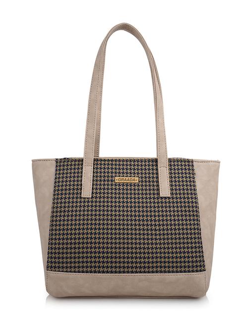 cream leatherette (pu) handbag - 21248627 - Standard Image - 0