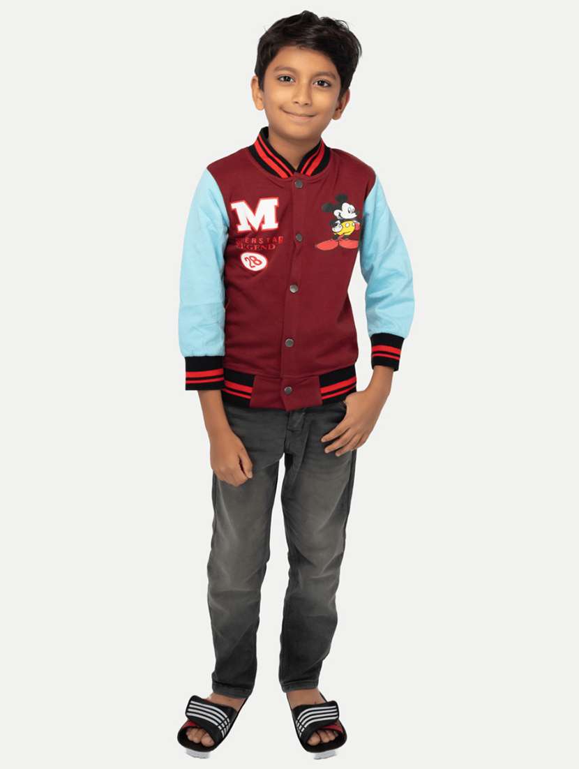 boys color block henley neck jacket - 21248888 -  Standard Image - 3