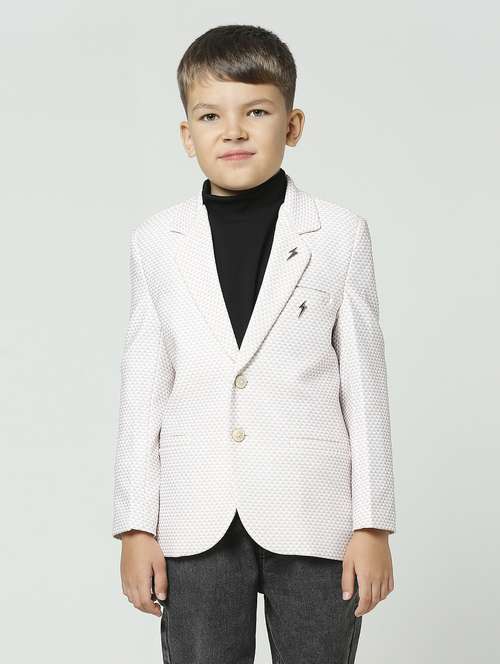 boys long sleeve solid blazer - 21249474 -  Standard Image - 0