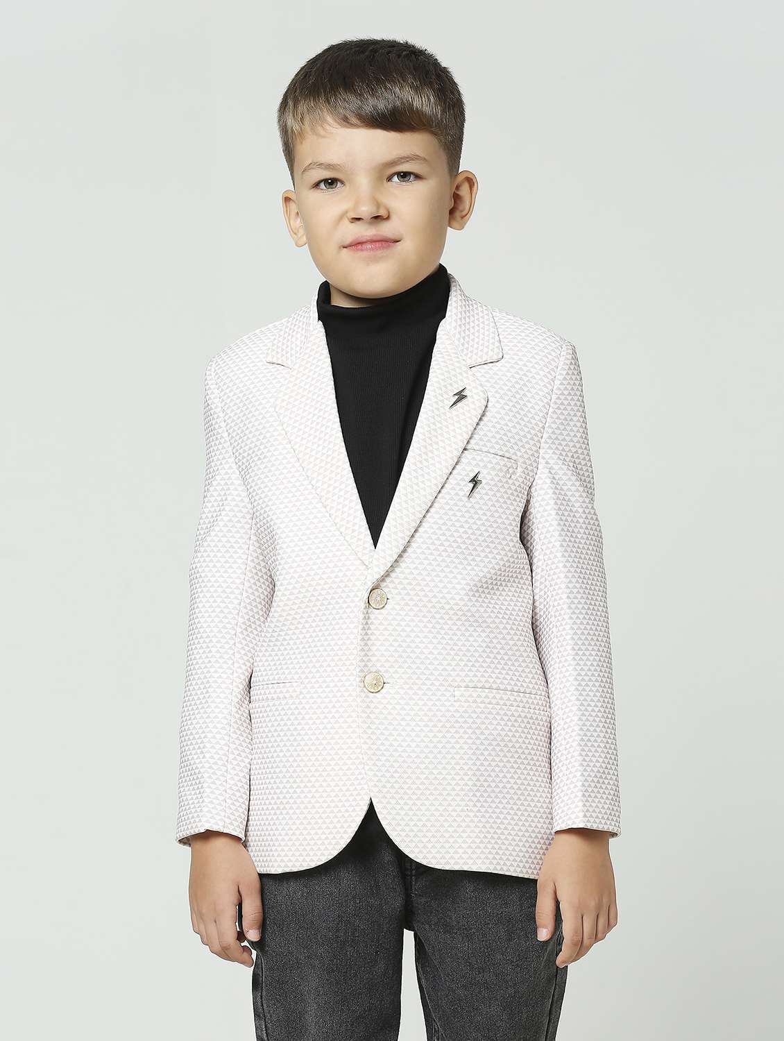 boys long sleeve solid blazer - 21249474 -  Zoom Image - 0