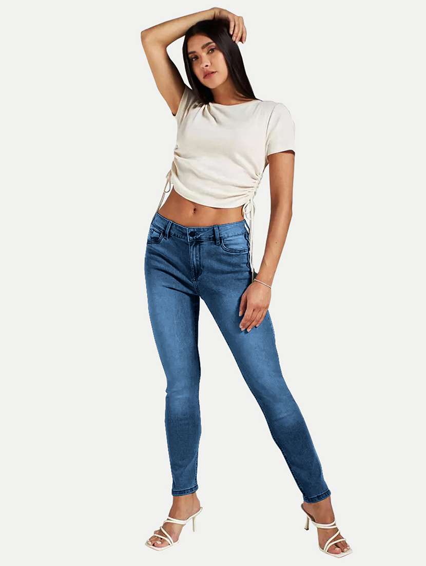Women Mid Rise Skinny Jean