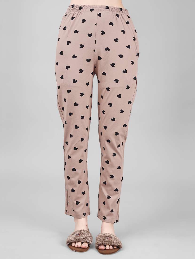 women printed pyjama nightwear set - 21252559 -  Standard Image - 3