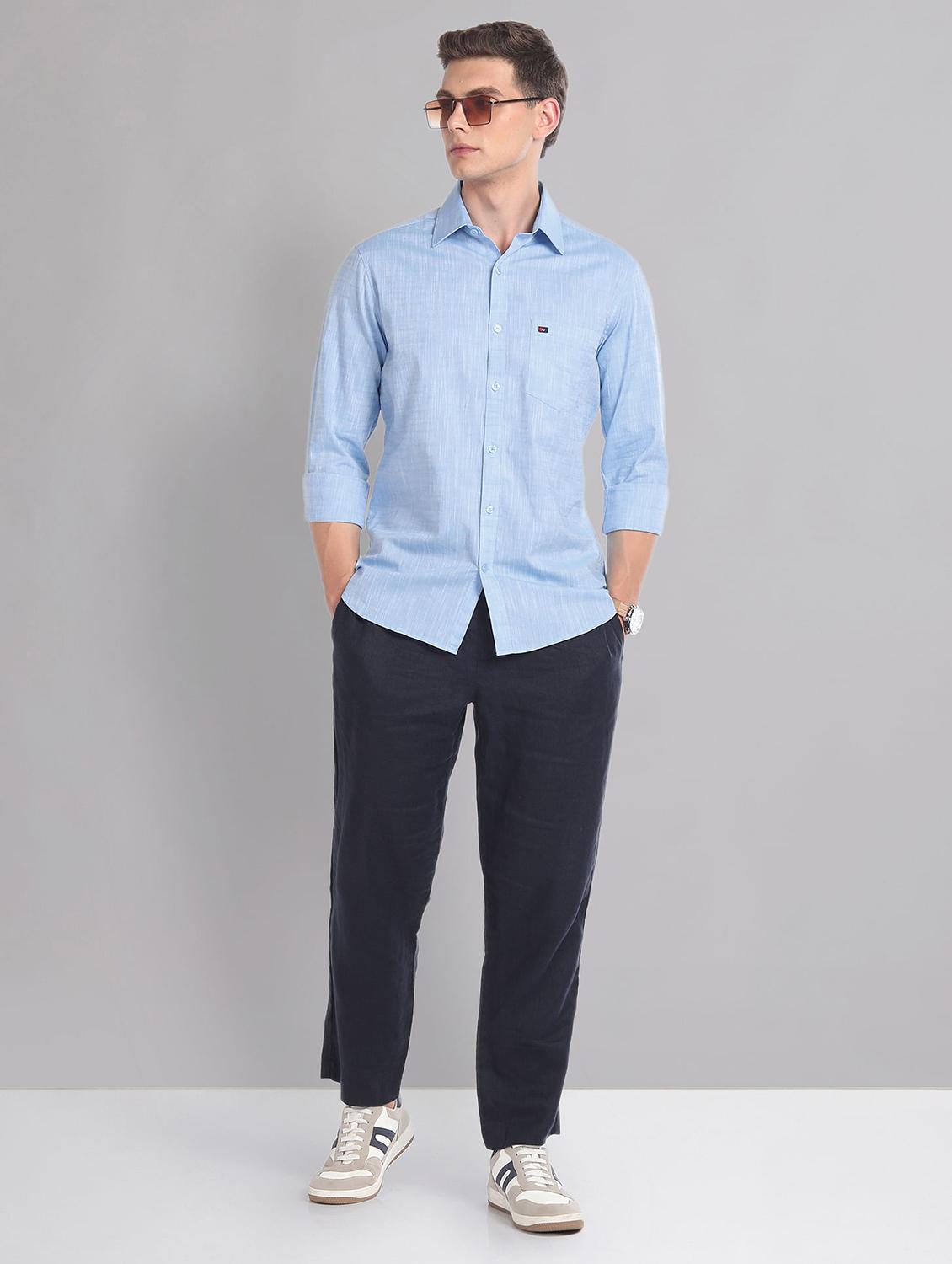 men long sleeved casual shirt - 21252731 - Standard Image - 3