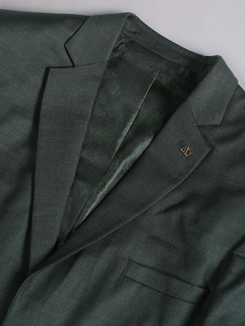 men solid single breasted formal blazer - 21252803 - Standard Image - 5