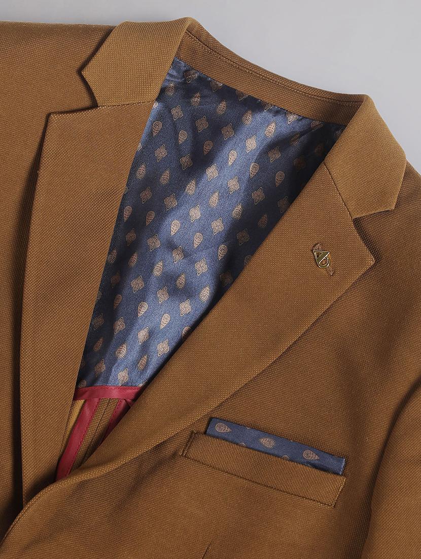 men solid single breasted formal blazer - 21252811 - Standard Image - 5