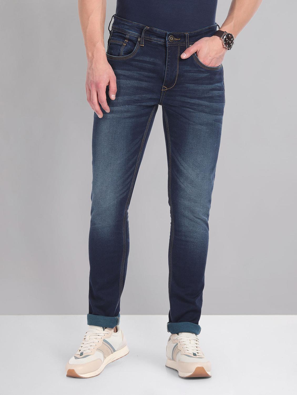 men mid-rise solid jean - 21252833 - Zoom Image - 0