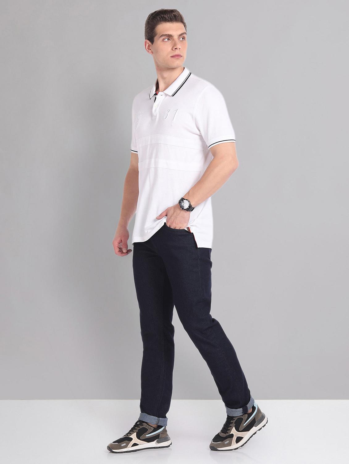 men mid-rise solid jean - 21252836 - Standard Image - 3