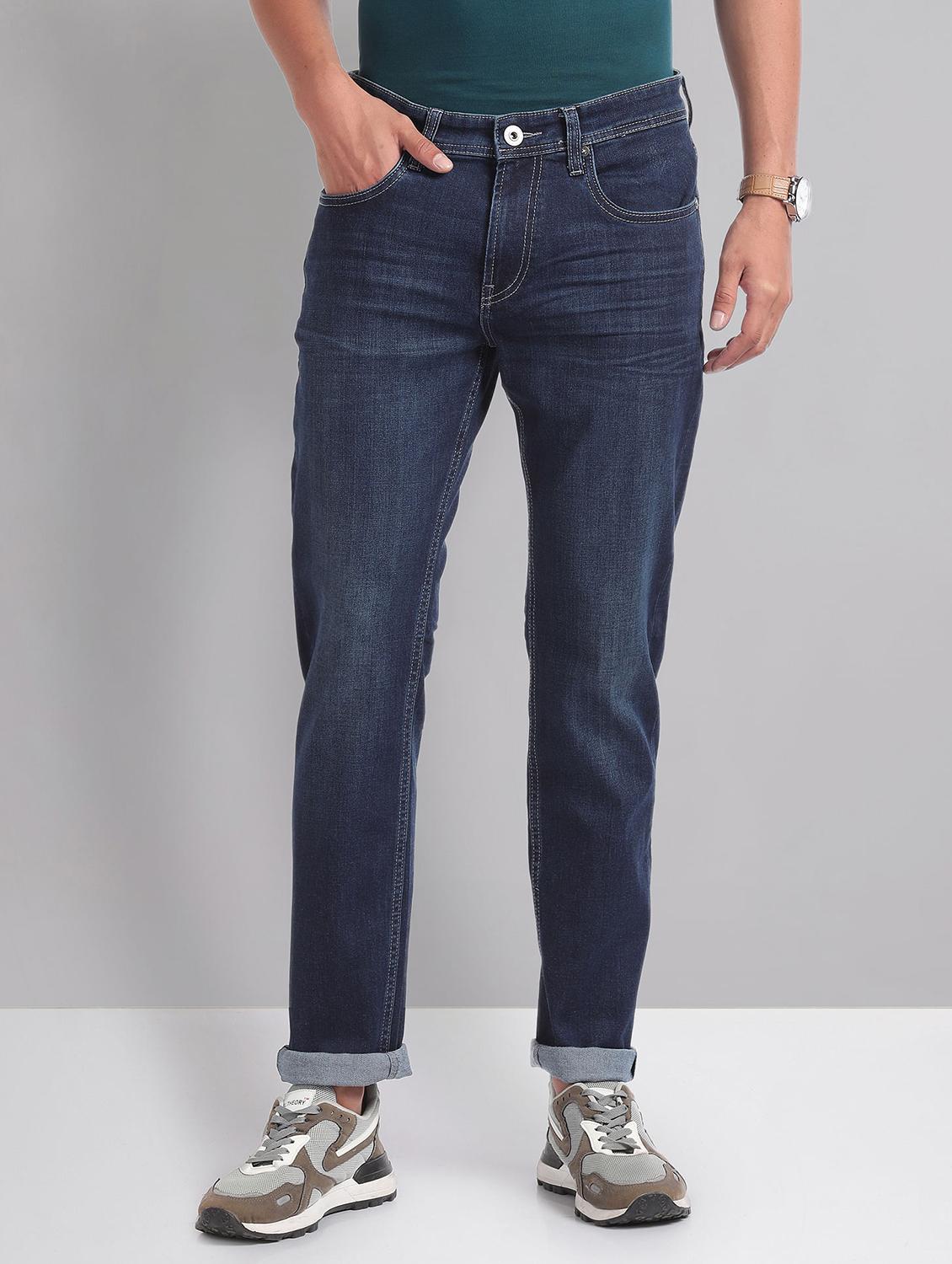 men mid-rise solid jean - 21252843 - Zoom Image - 0