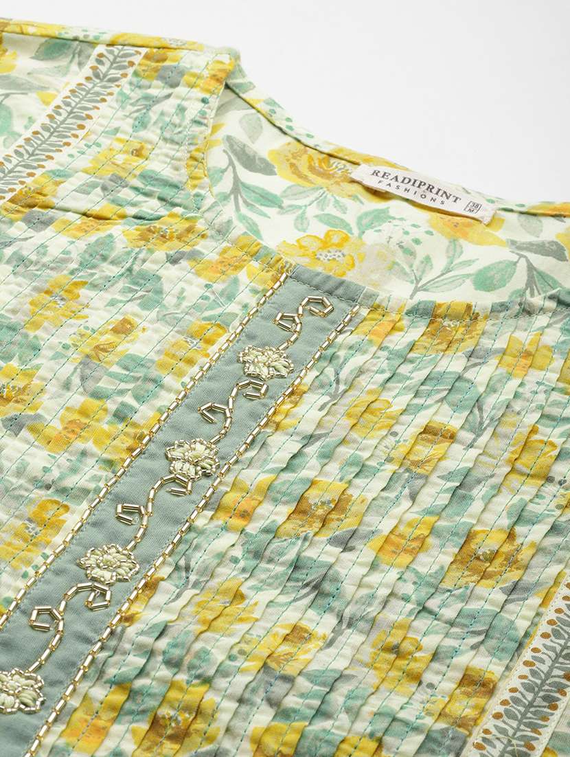 women yellow kurta pant set with dupatta - 21252887 -  Standard Image - 5