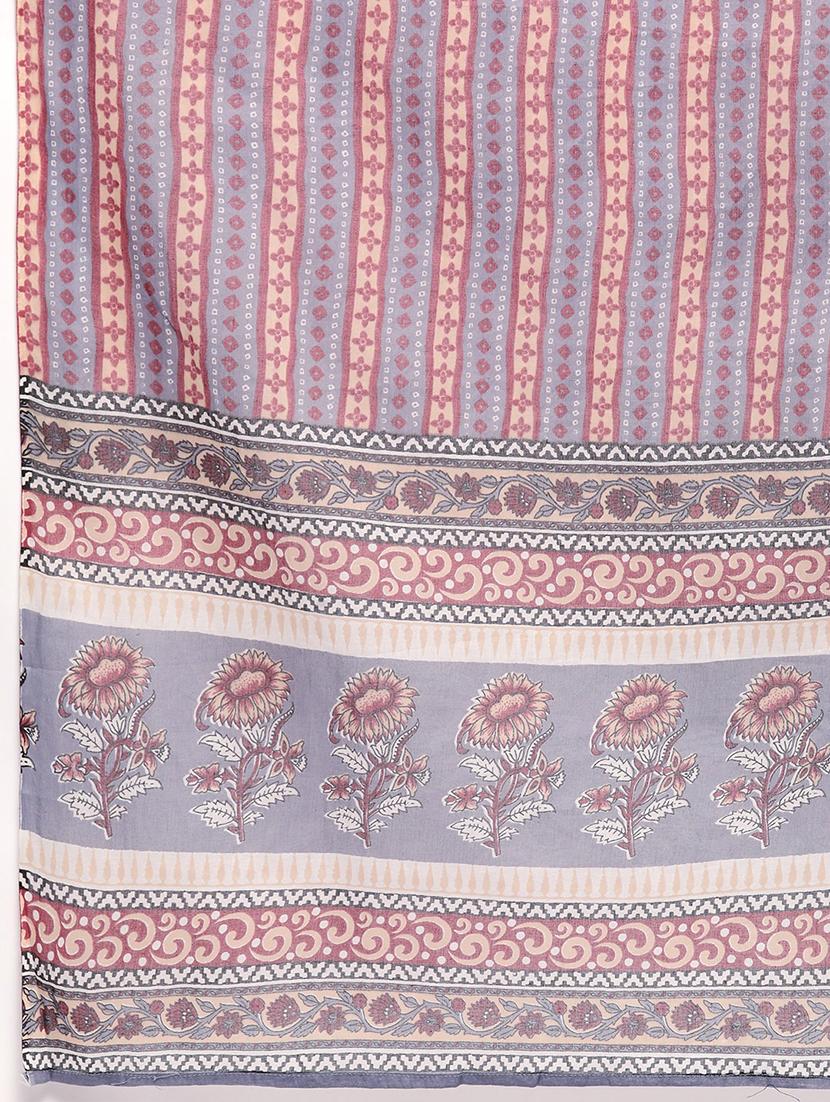 women lavender kurta palazzo set with dupatta - 21252903 - Standard Image - 5
