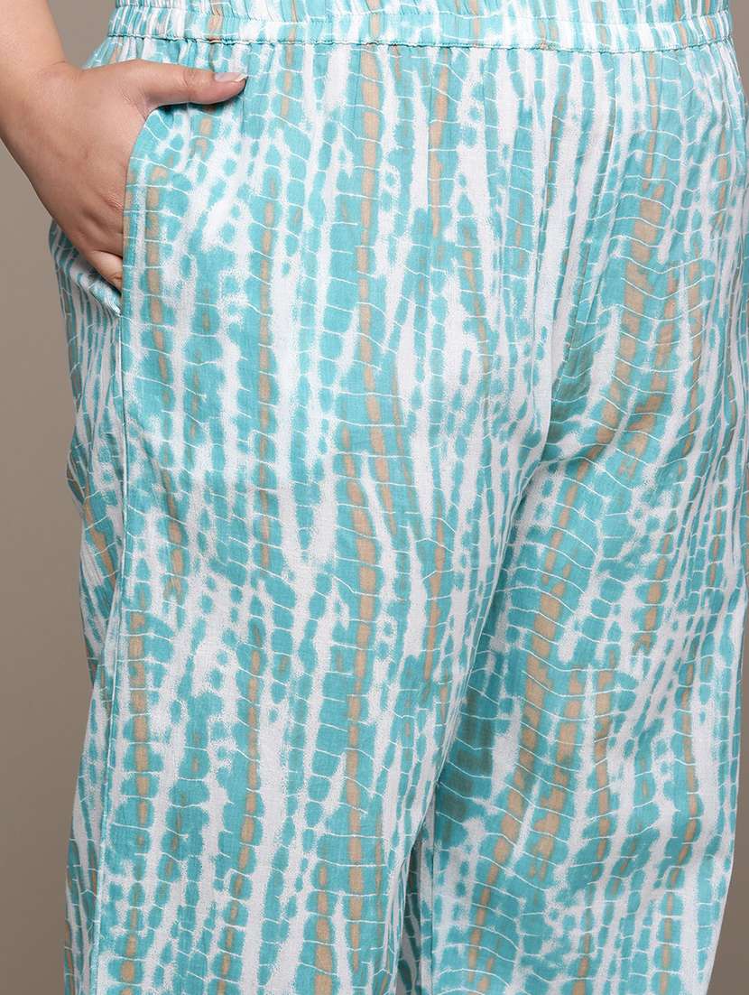 women floral kurta palazzo set with dupatta - 21252907 - Standard Image - 3