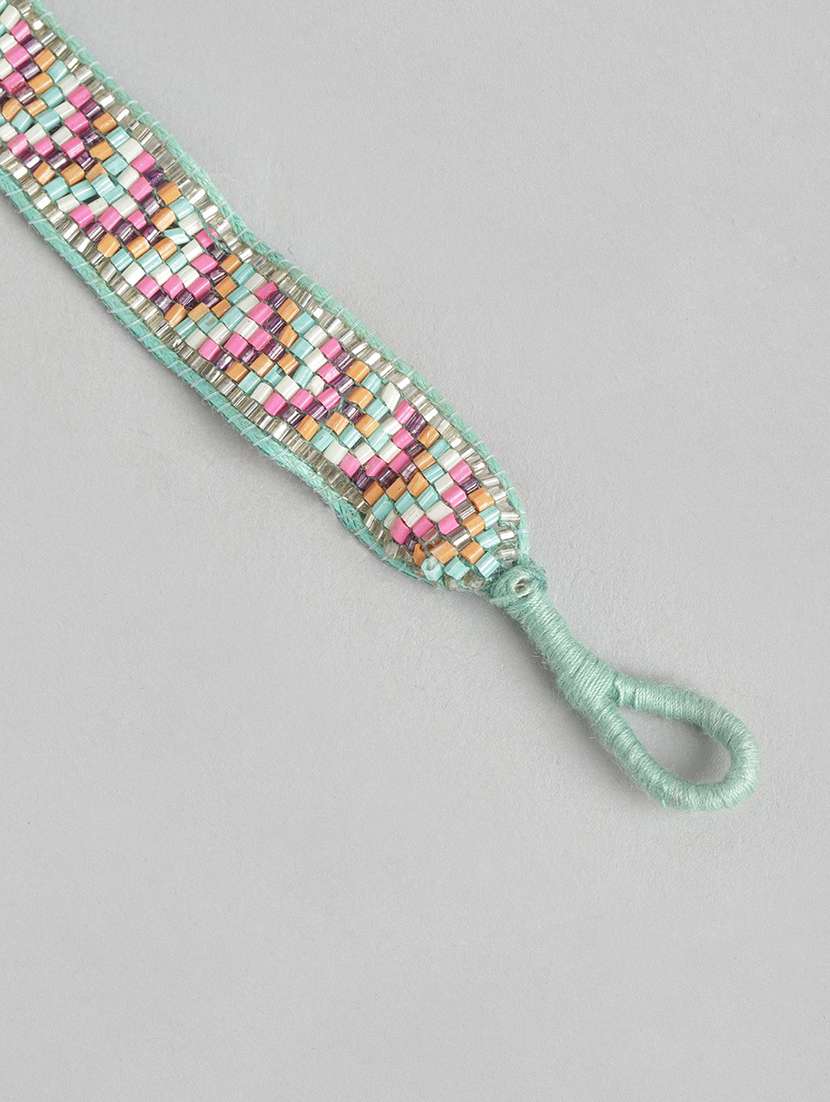multi colored beaded bracelet - 21252976 - Standard Image - 3