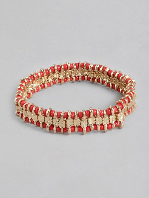 gold brass bangle bracelet - 21252978 - Standard Image - 0