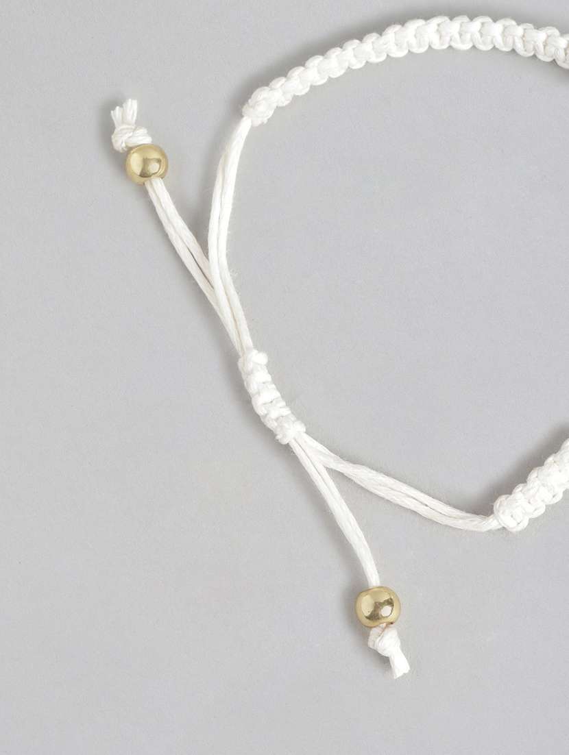white brass bangle bracelet - 21252986 - Standard Image - 3