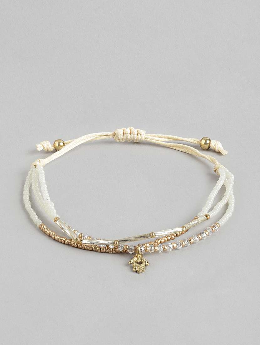 white beaded bracelet - 21252989 -  Zoom Image - 0