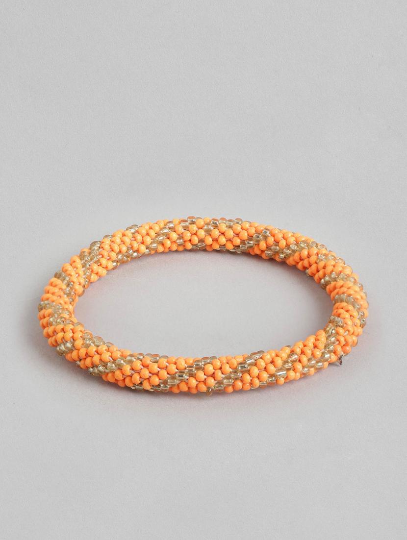 orange metal bangle bracelet - 21253000 - Zoom Image - 0