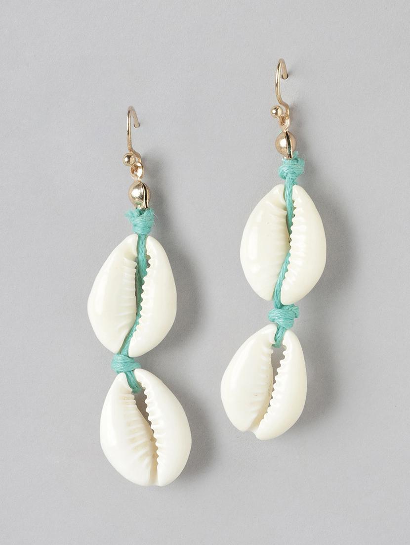 quirky artificial beads drop earrings