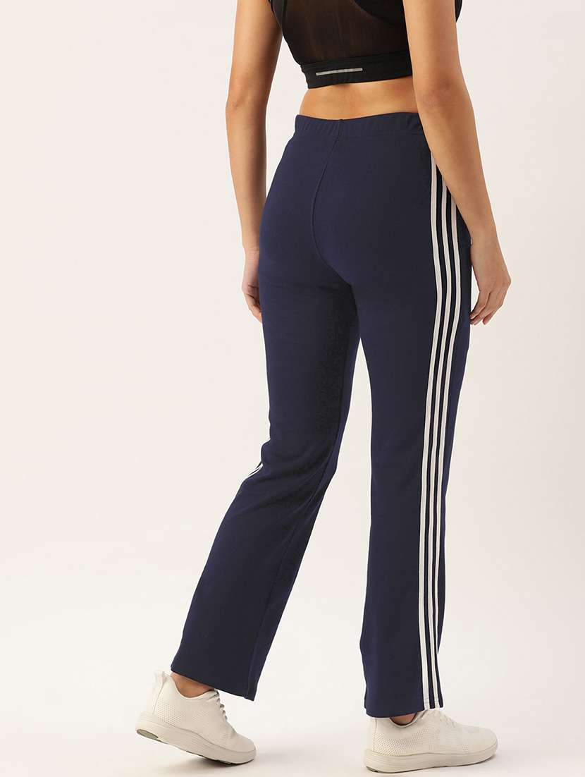 Women Solid Tapered Track Pant
