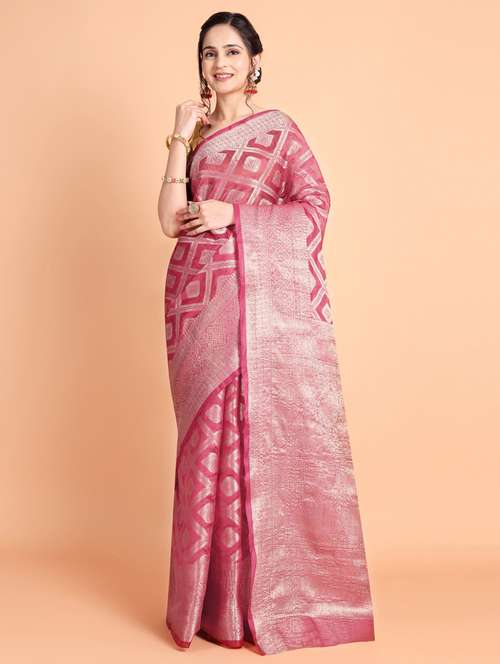 women self design banarasi saree with blouse - 21253417 - Standard Image - 0